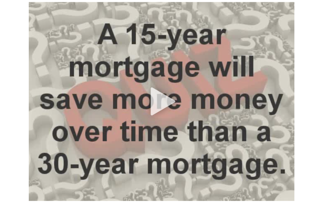 Mortgages True or False